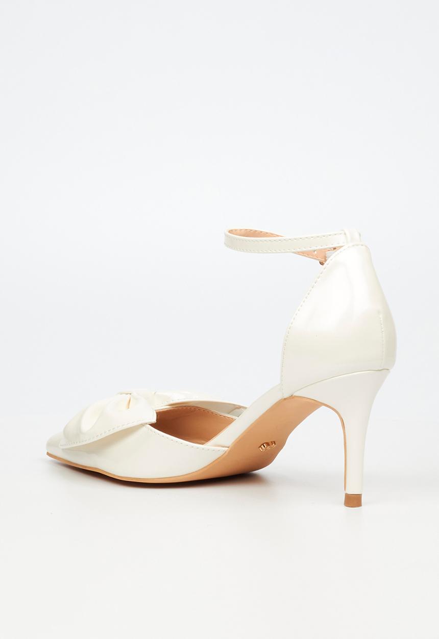 Miss Black - Nola 2 heel - white (pearl)