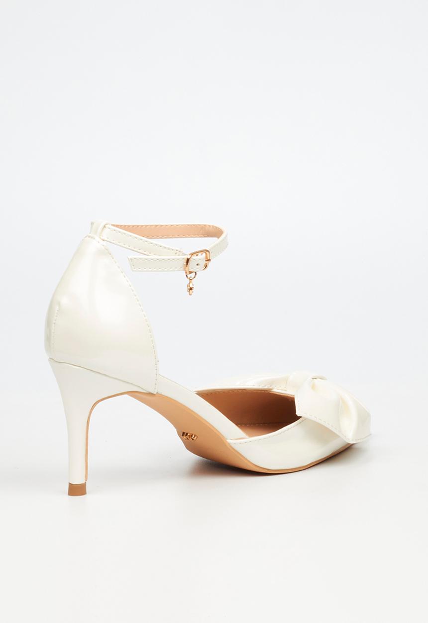 Miss Black - Nola 2 heel - white (pearl)