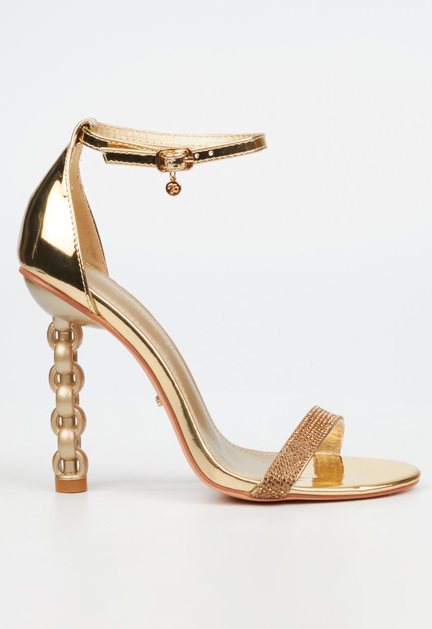 Miss Black - Panna 2 heel - gold