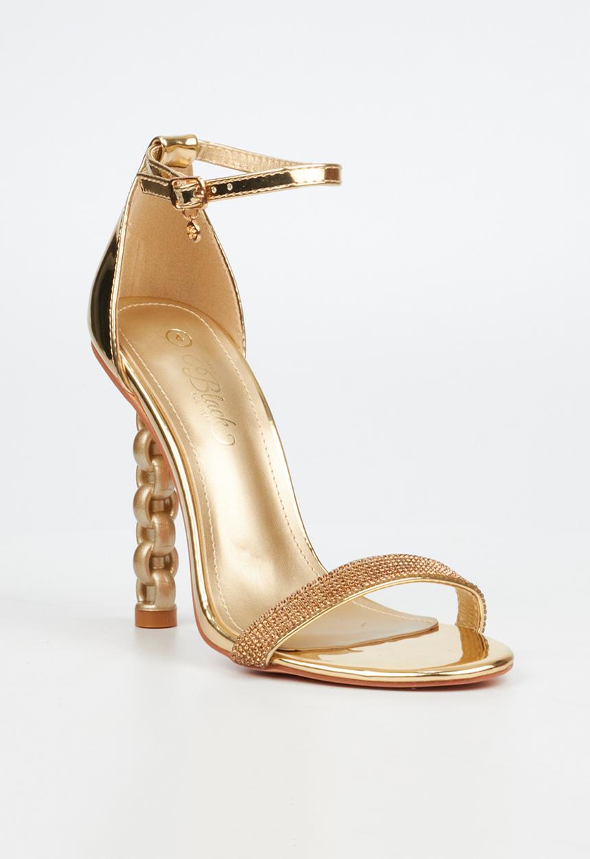 Miss Black - Panna 2 heel - gold