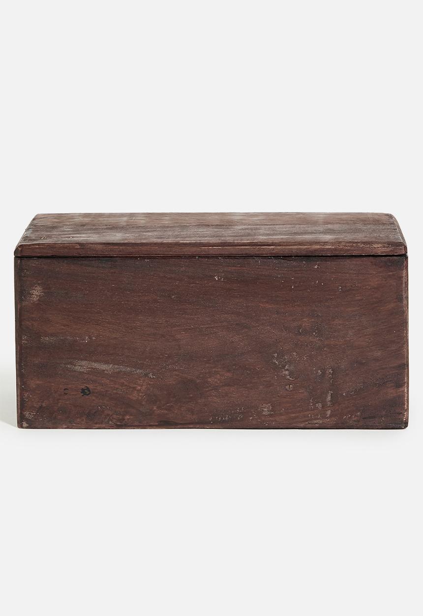 Storage Solutions - Box set 2pcs mango wood - nesting