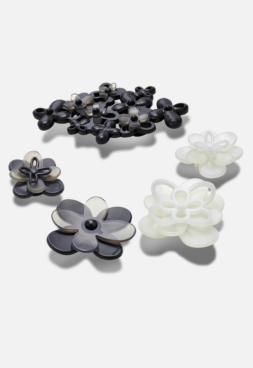 Crocs - Blooming BW 5 Pack - Black & White