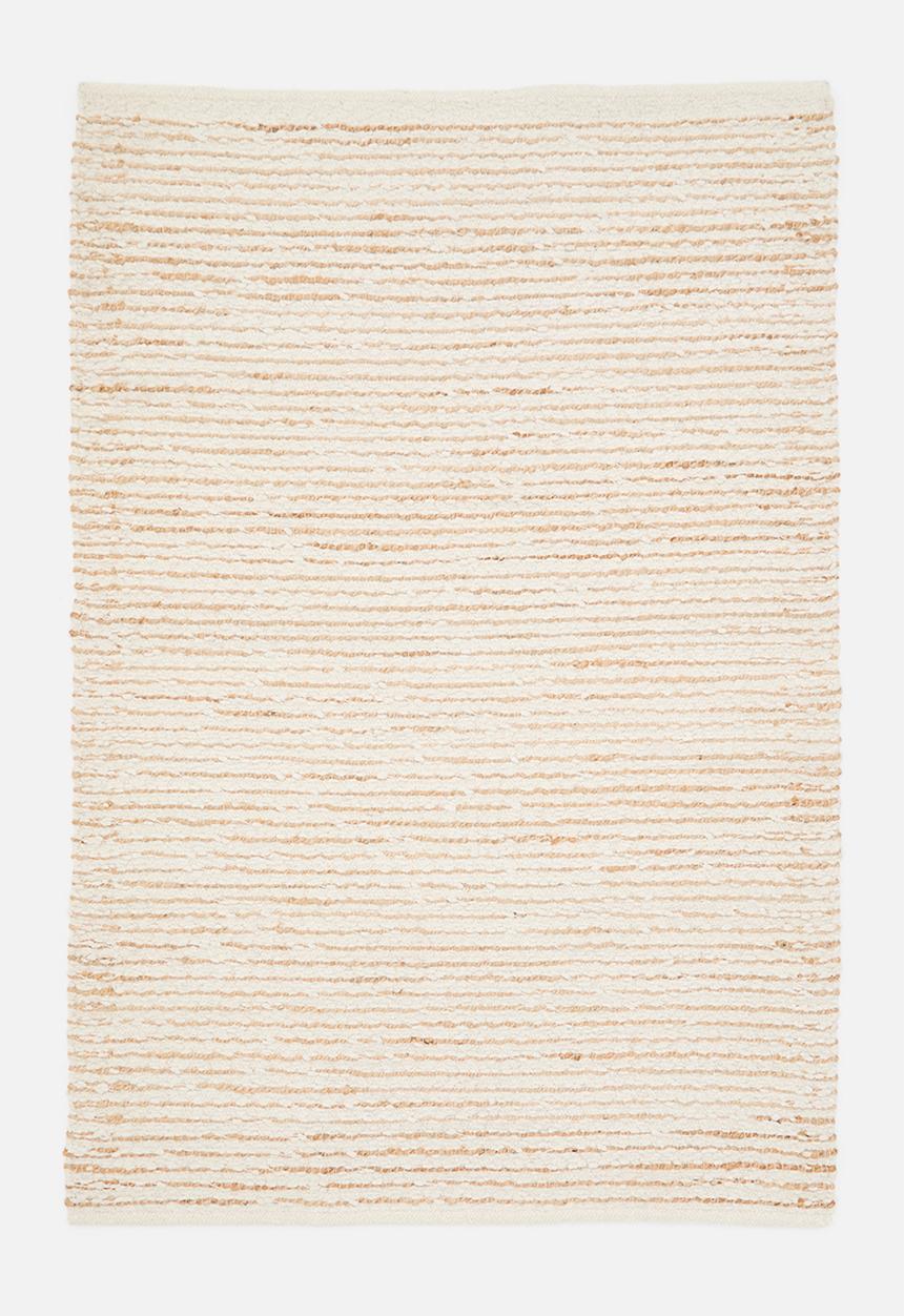 Sixth Floor - Nova handwoven jute & cotton rug - natural