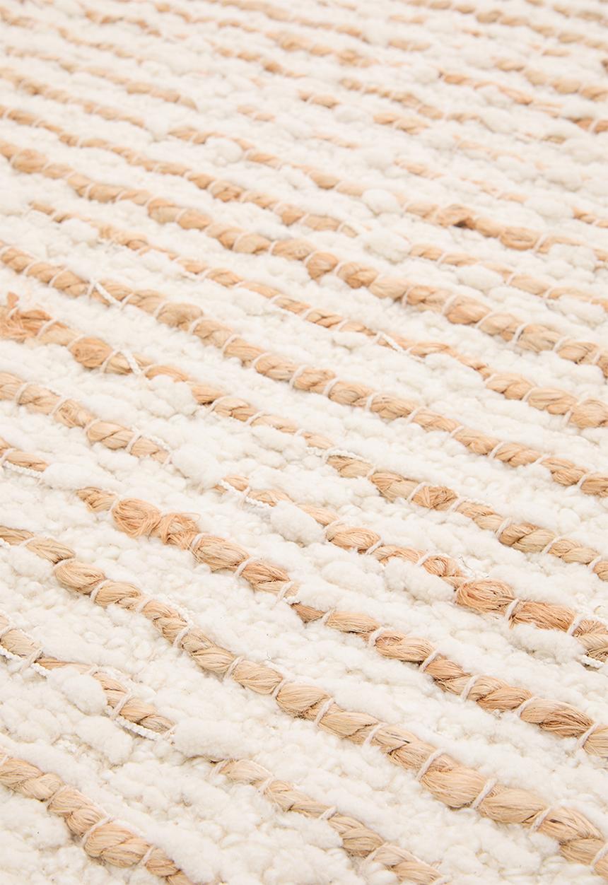 Sixth Floor - Nova handwoven jute & cotton rug - natural