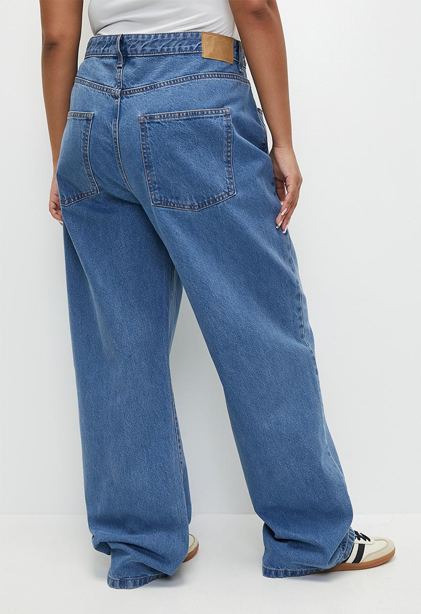 Cotton On - Plus  91 straight jean - celeste blue