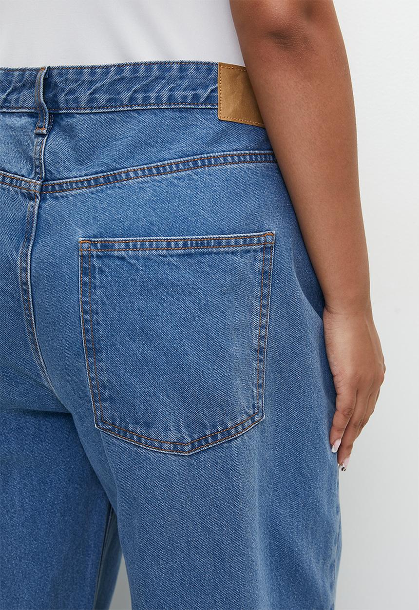 Cotton On - Plus  91 straight jean - celeste blue