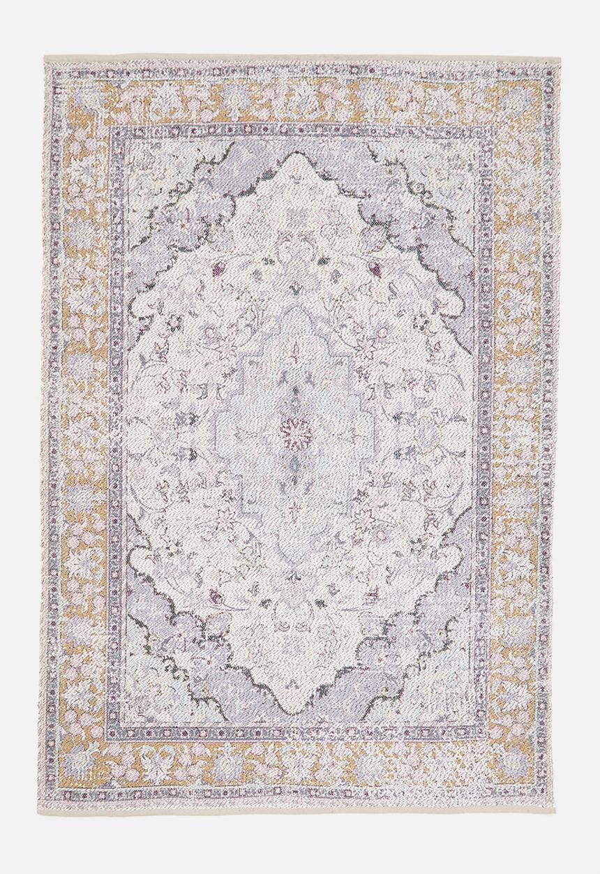 Sixth Floor - Cotton Blend Woven Antique Rug - Multi