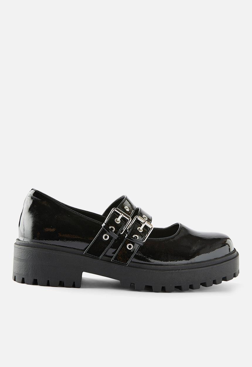 Cotton On - Lauren double buckle - black smooth