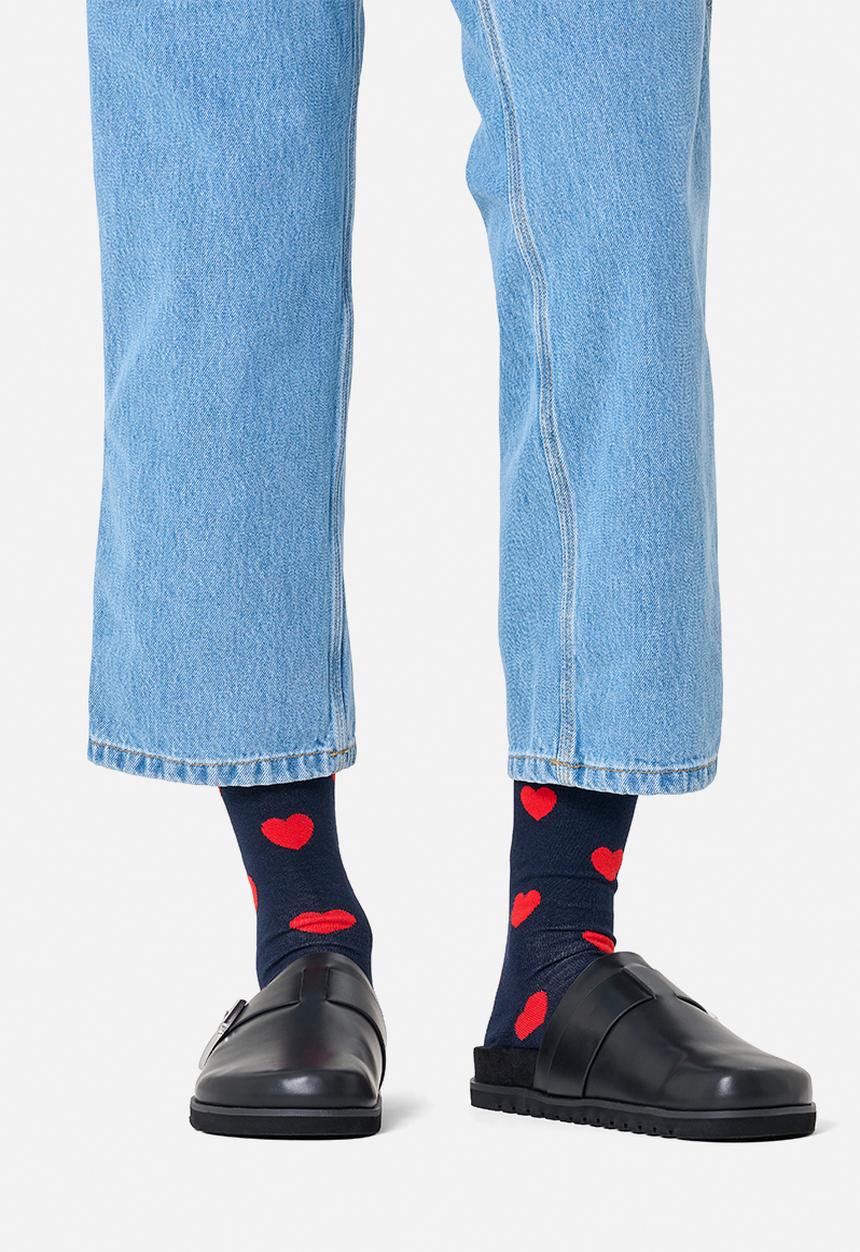 Happy Socks - Heart Sock - Navy