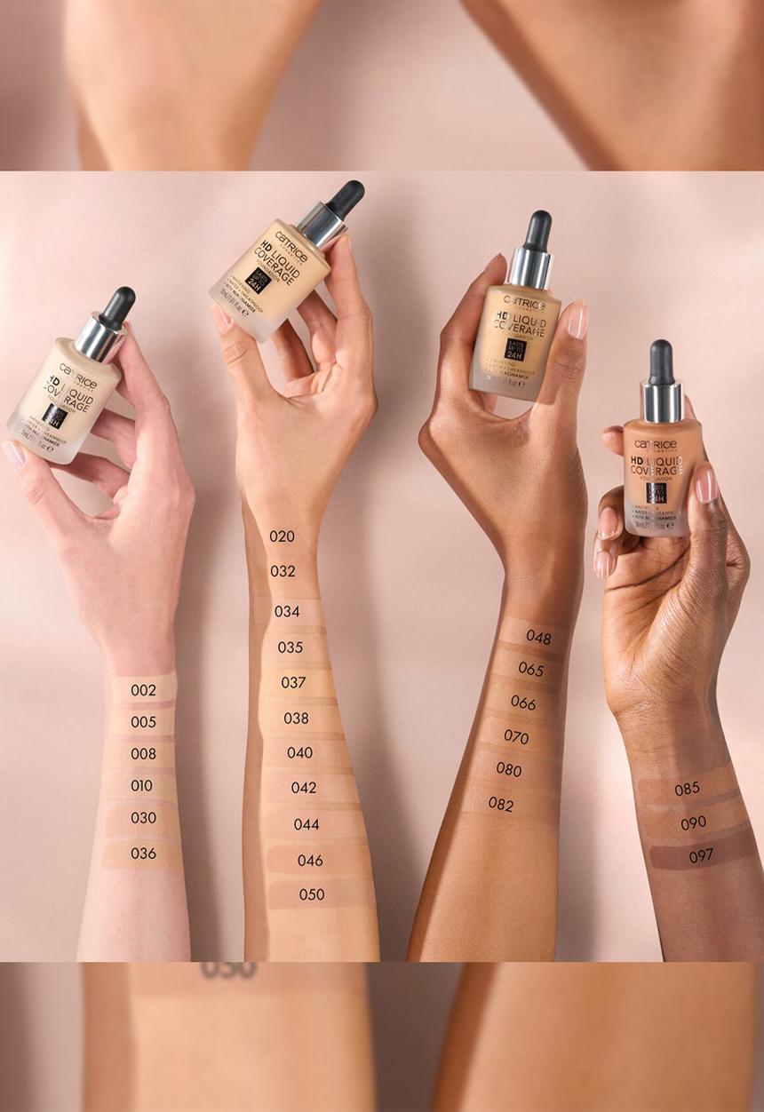Catrice - HD Liquid Coverage Foundation 097 - Cool Mocha