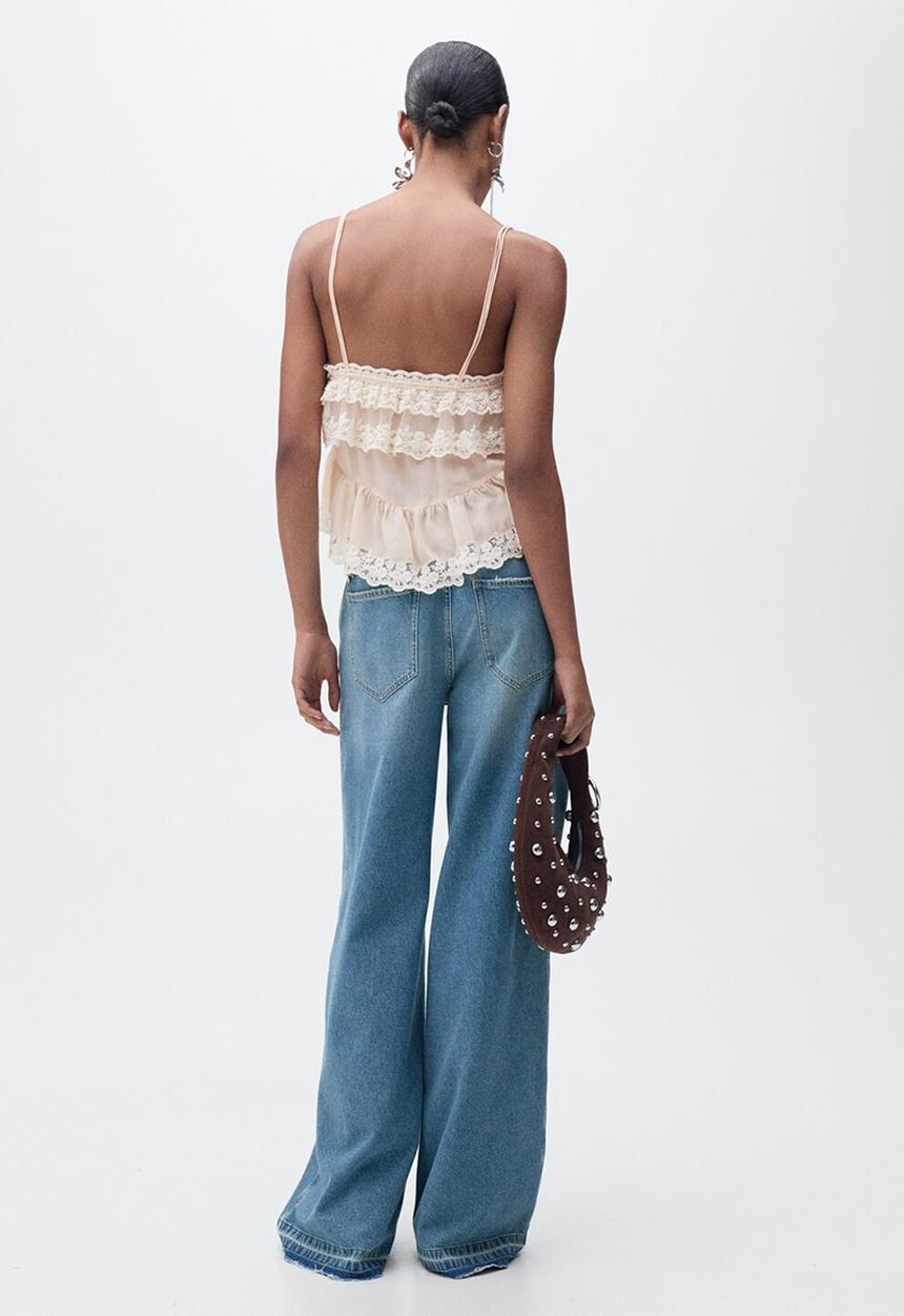 MANGO - Jeans Aba - Open Blue