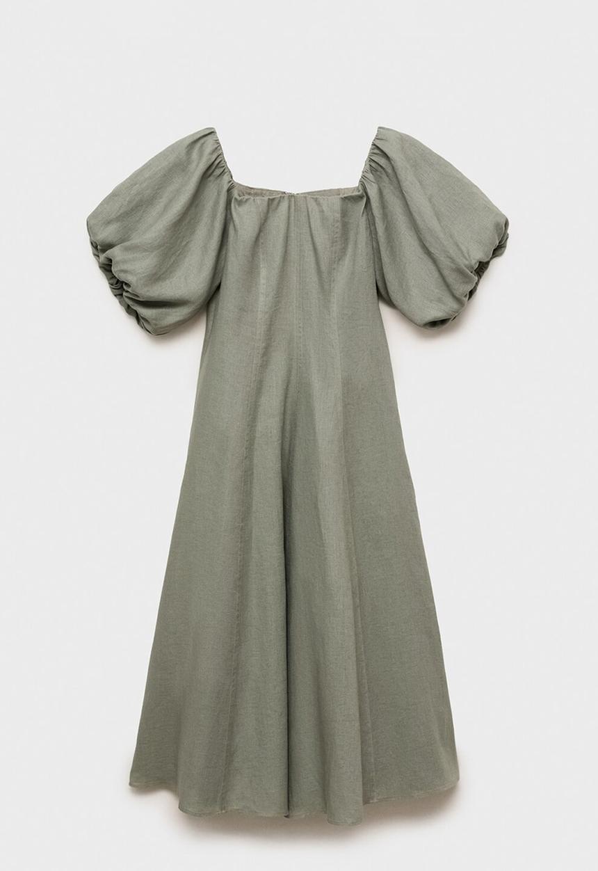 MANGO - Dress Menorca - Green