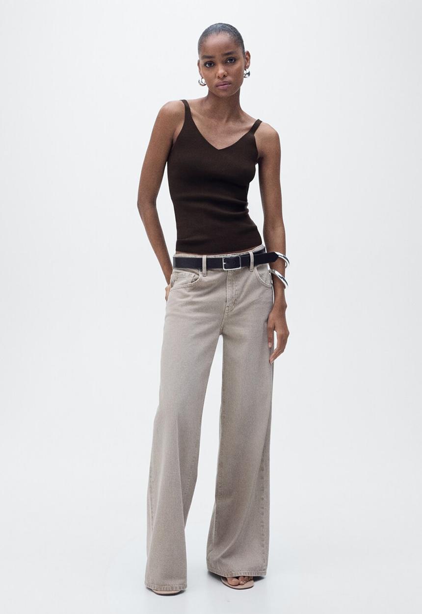 MANGO - Top Gym - Dark Brown
