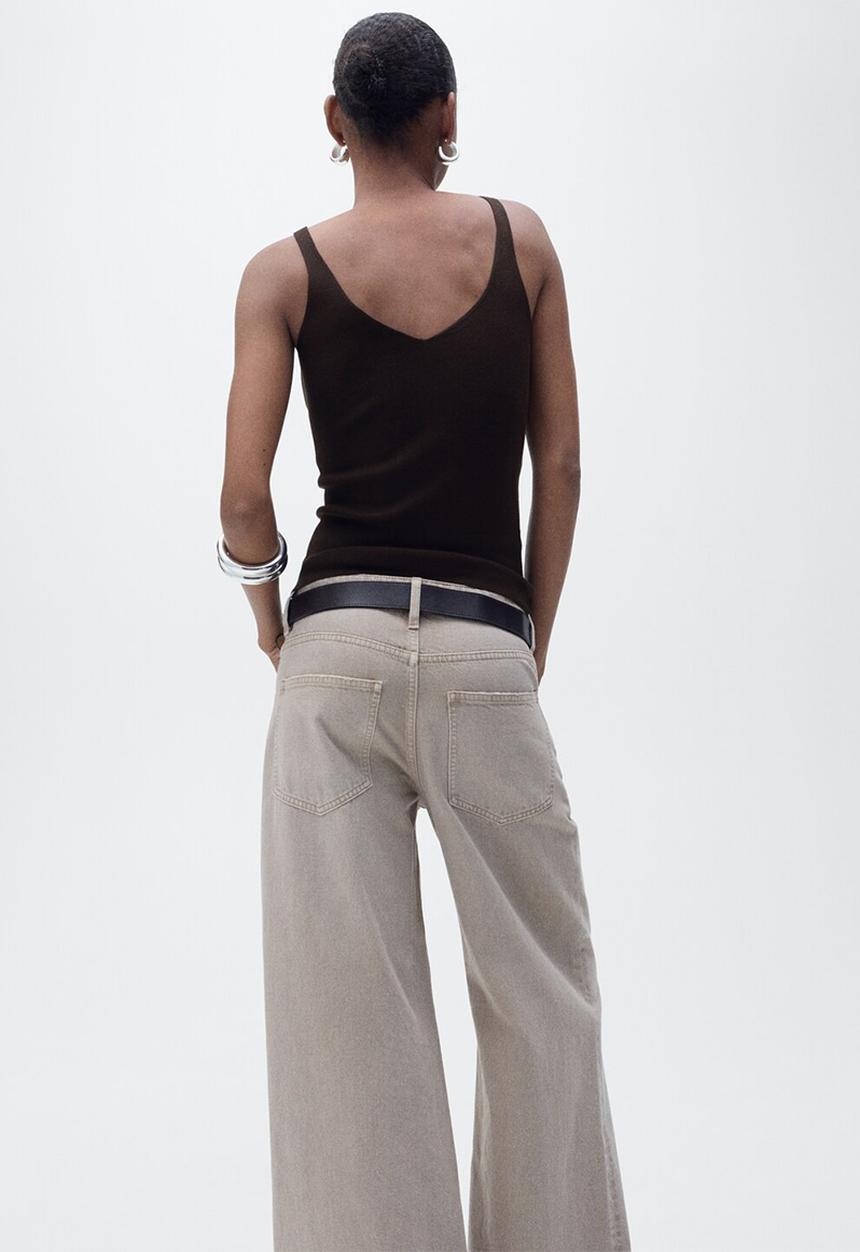 MANGO - Top Gym - Dark Brown