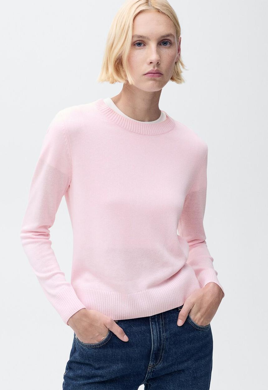 MANGO - Sweater Tulipon - Pink