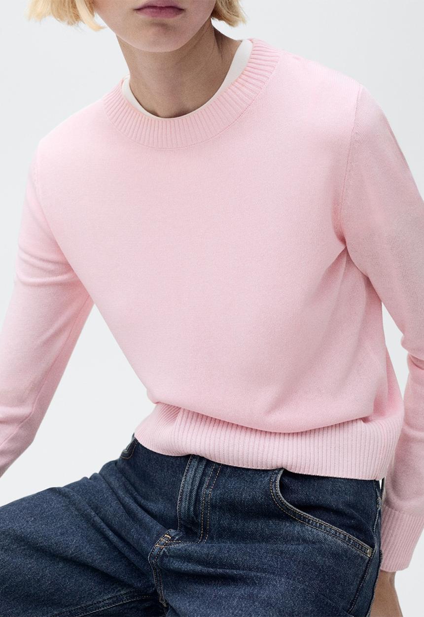 MANGO - Sweater Tulipon - Pink