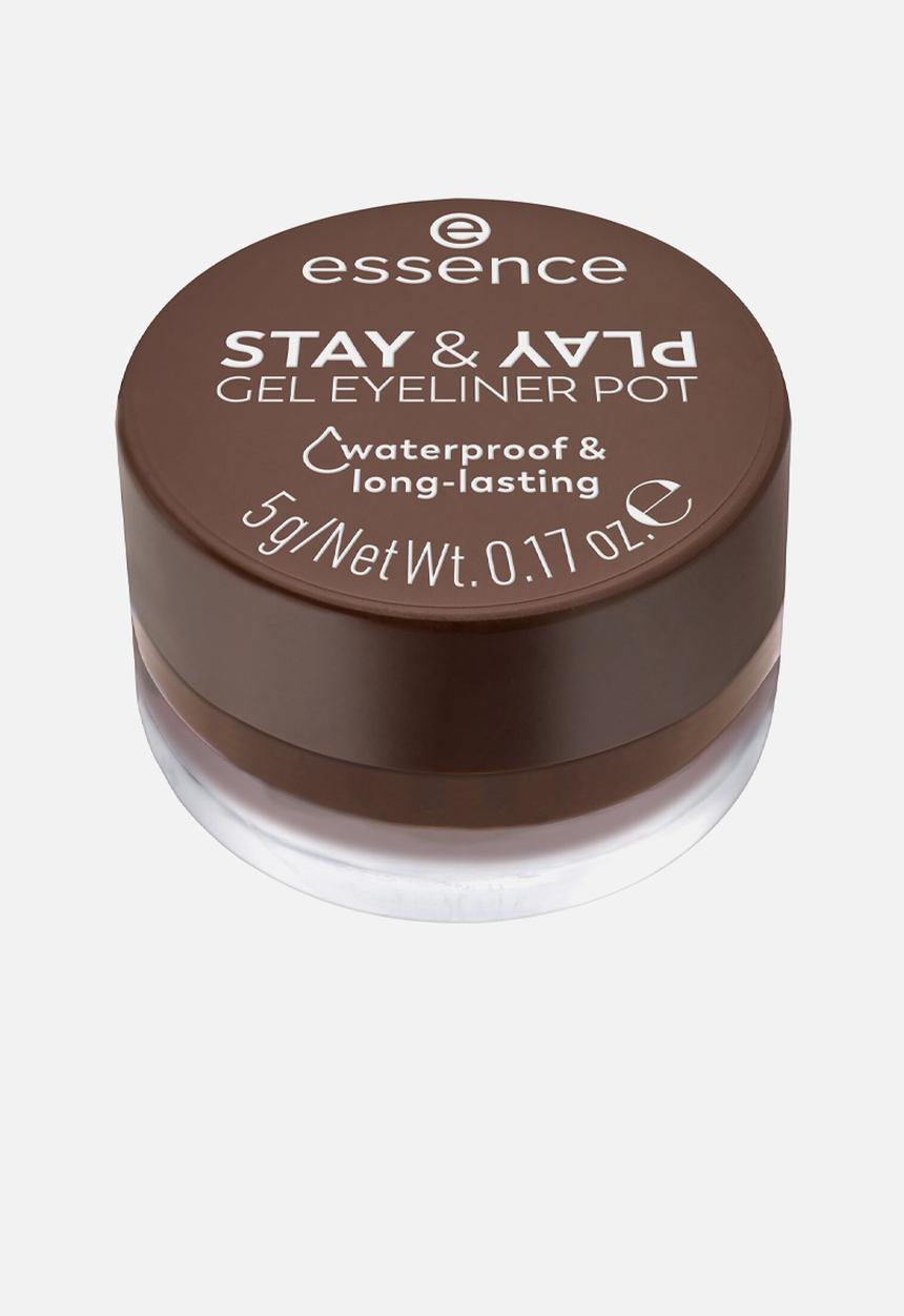 essence - Stay & Play Gel Eyeliner Pot 02 - Brown