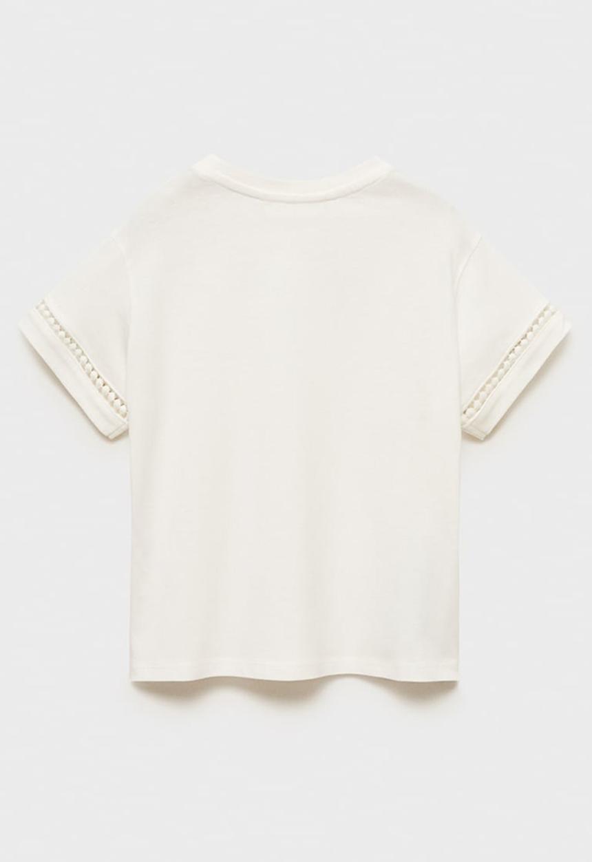 MANGO - T-shirt mina - natural