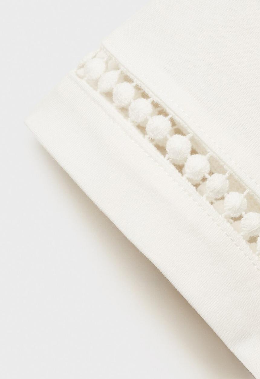 MANGO - T-shirt mina - natural