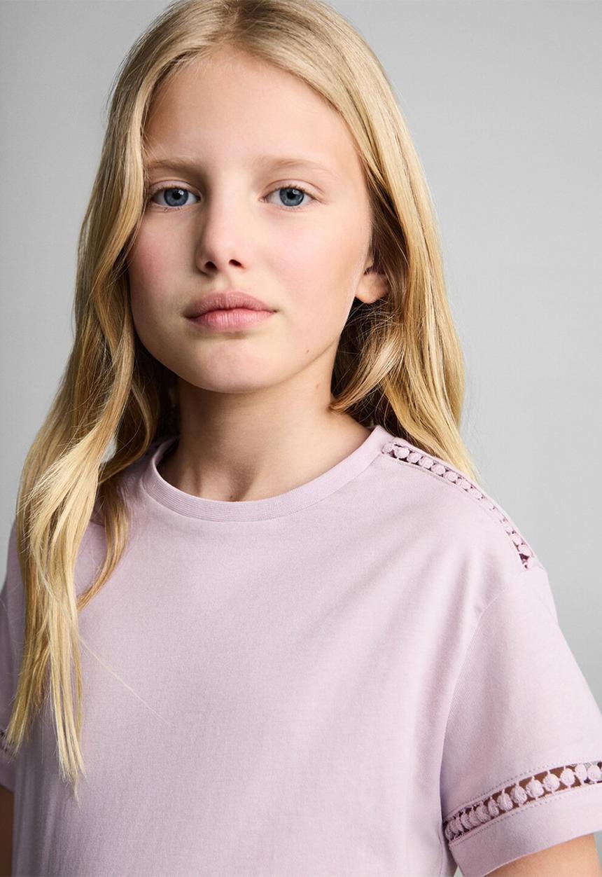 MANGO - T-shirt mina - pink