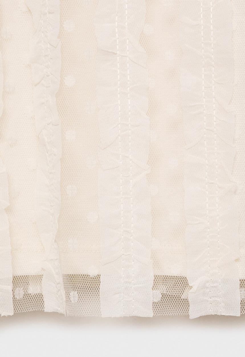 MANGO - T-shirt anna - light beige