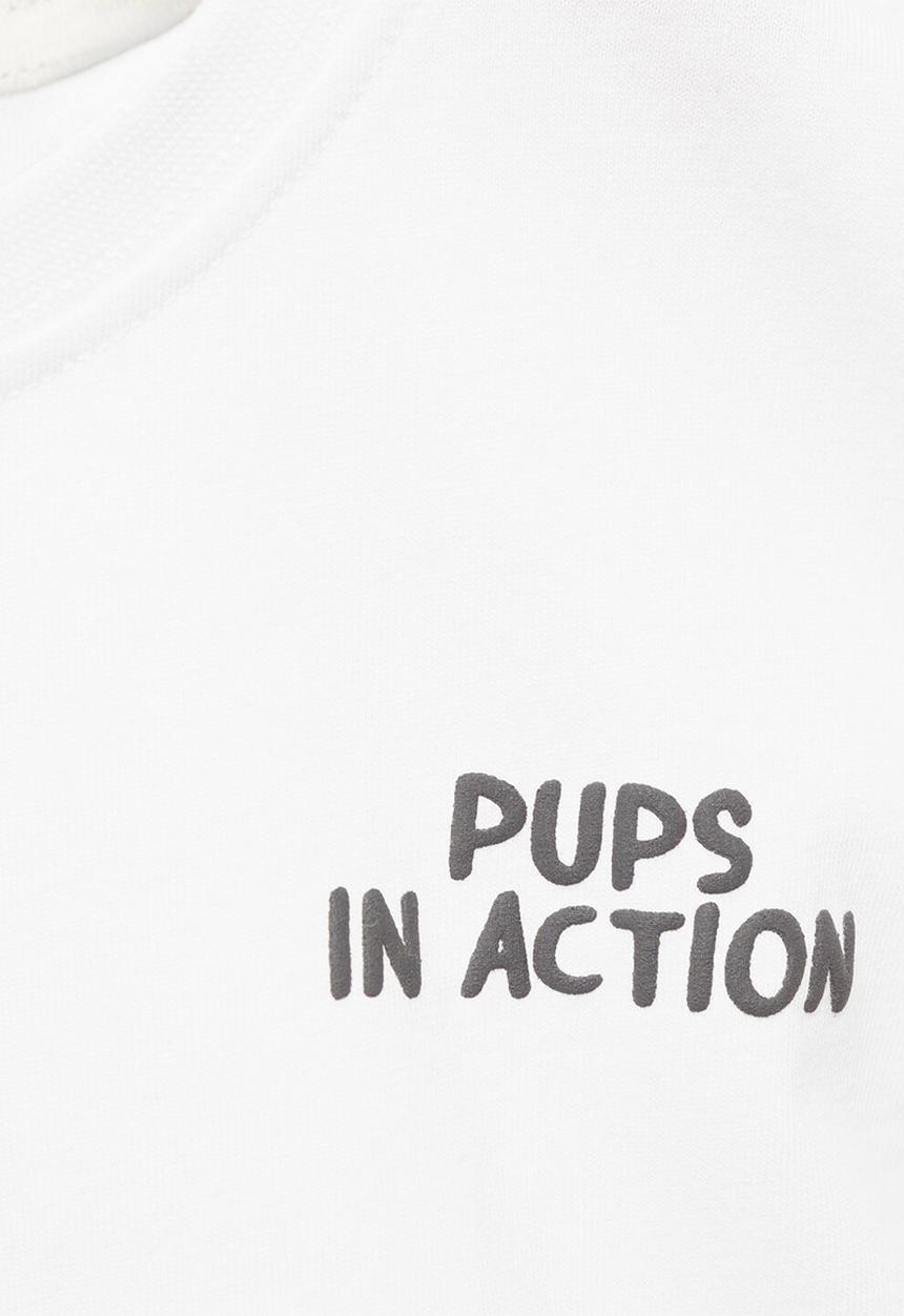 MANGO - T-shirt pawact - natural