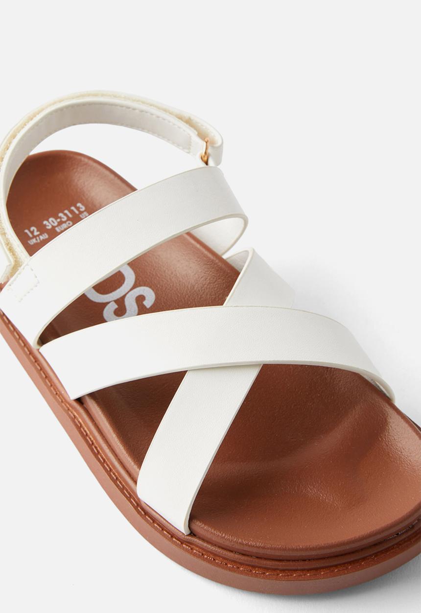 Cotton On - Blair multi strap sandal - white