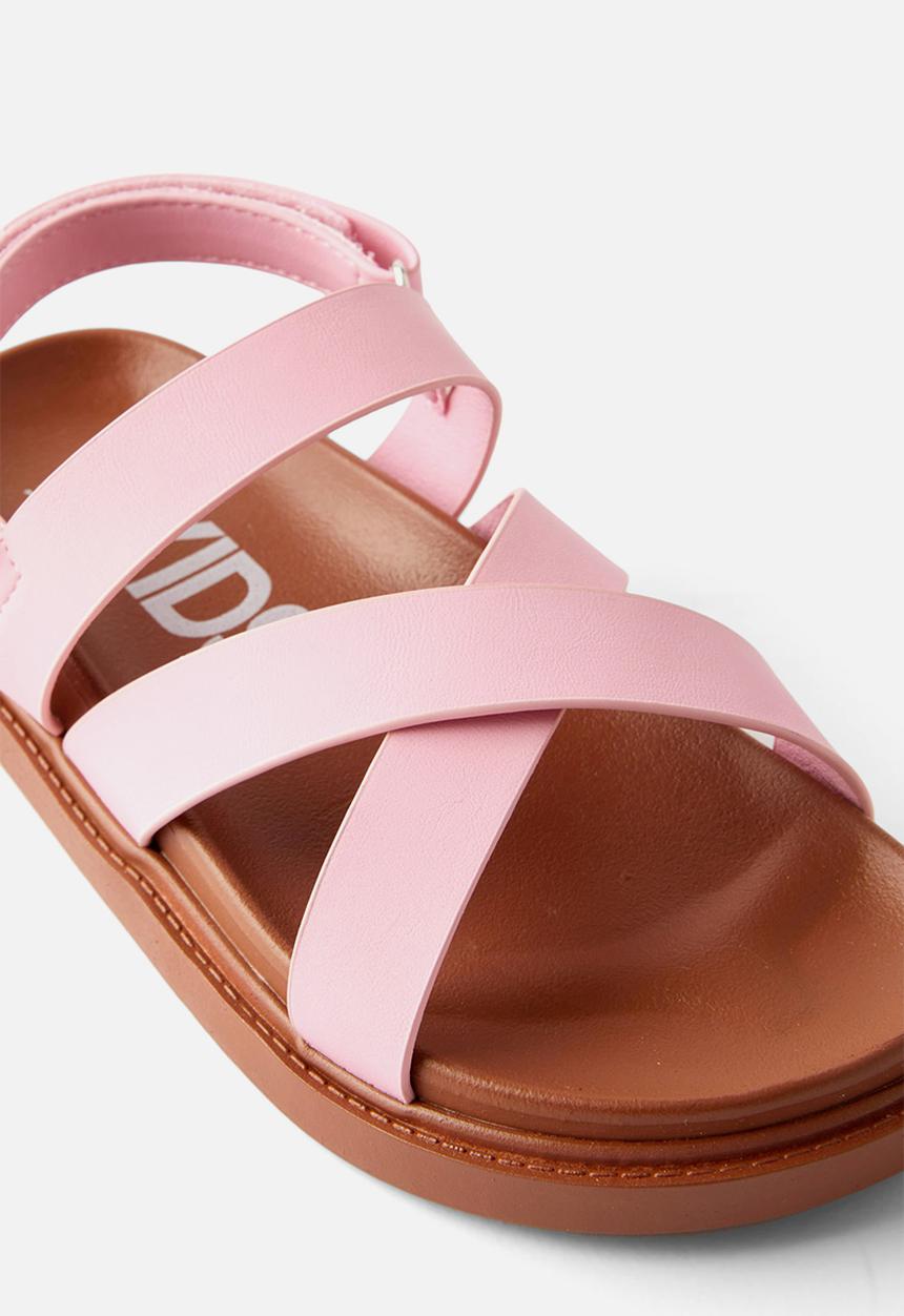Cotton On - Blair multi strap sandal - fairy pink