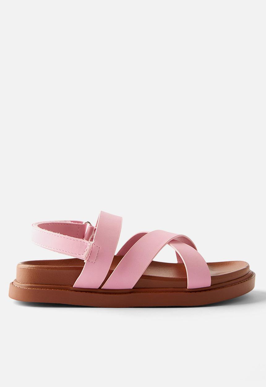 Cotton On - Blair multi strap sandal - fairy pink