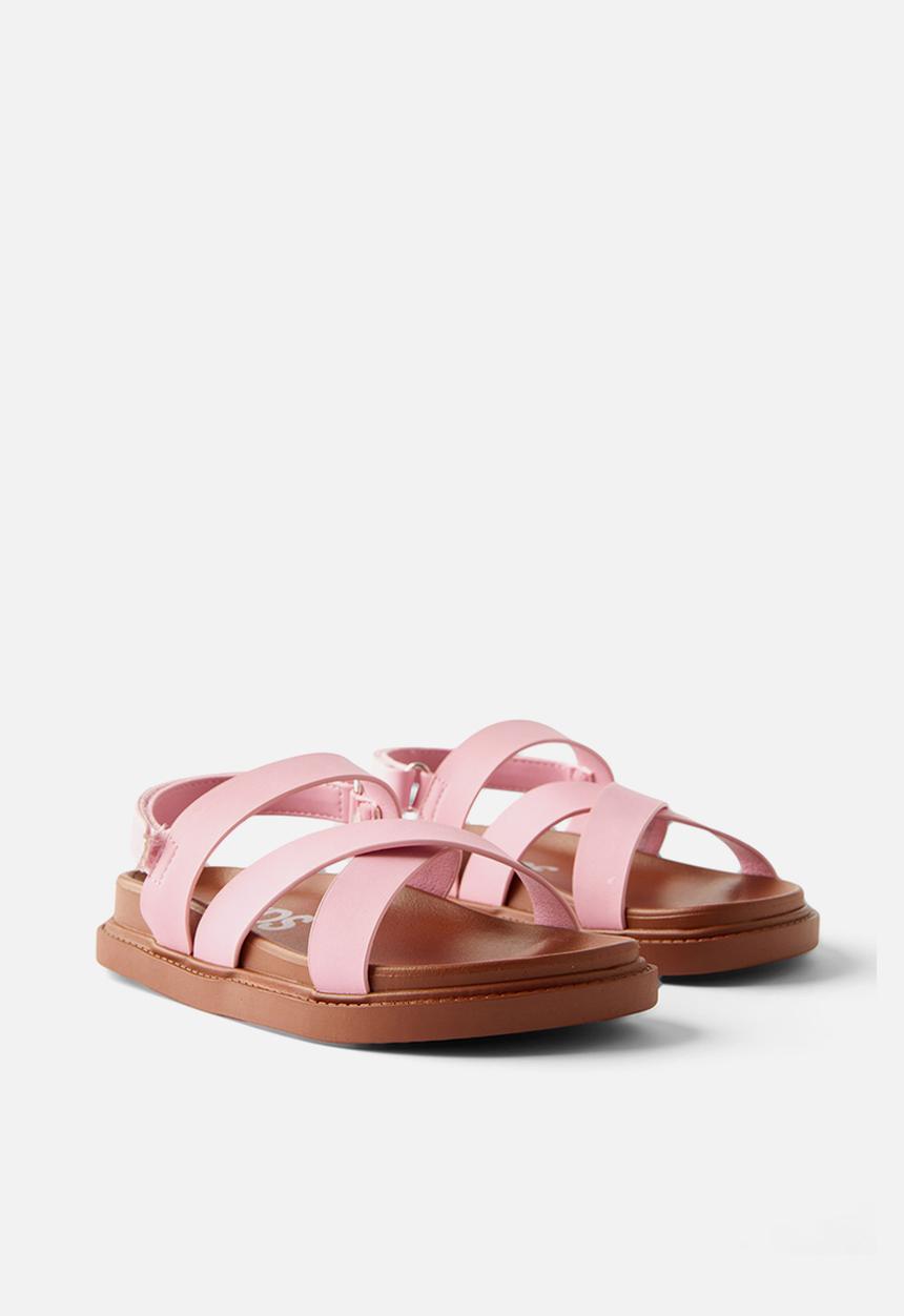 Cotton On - Blair multi strap sandal - fairy pink