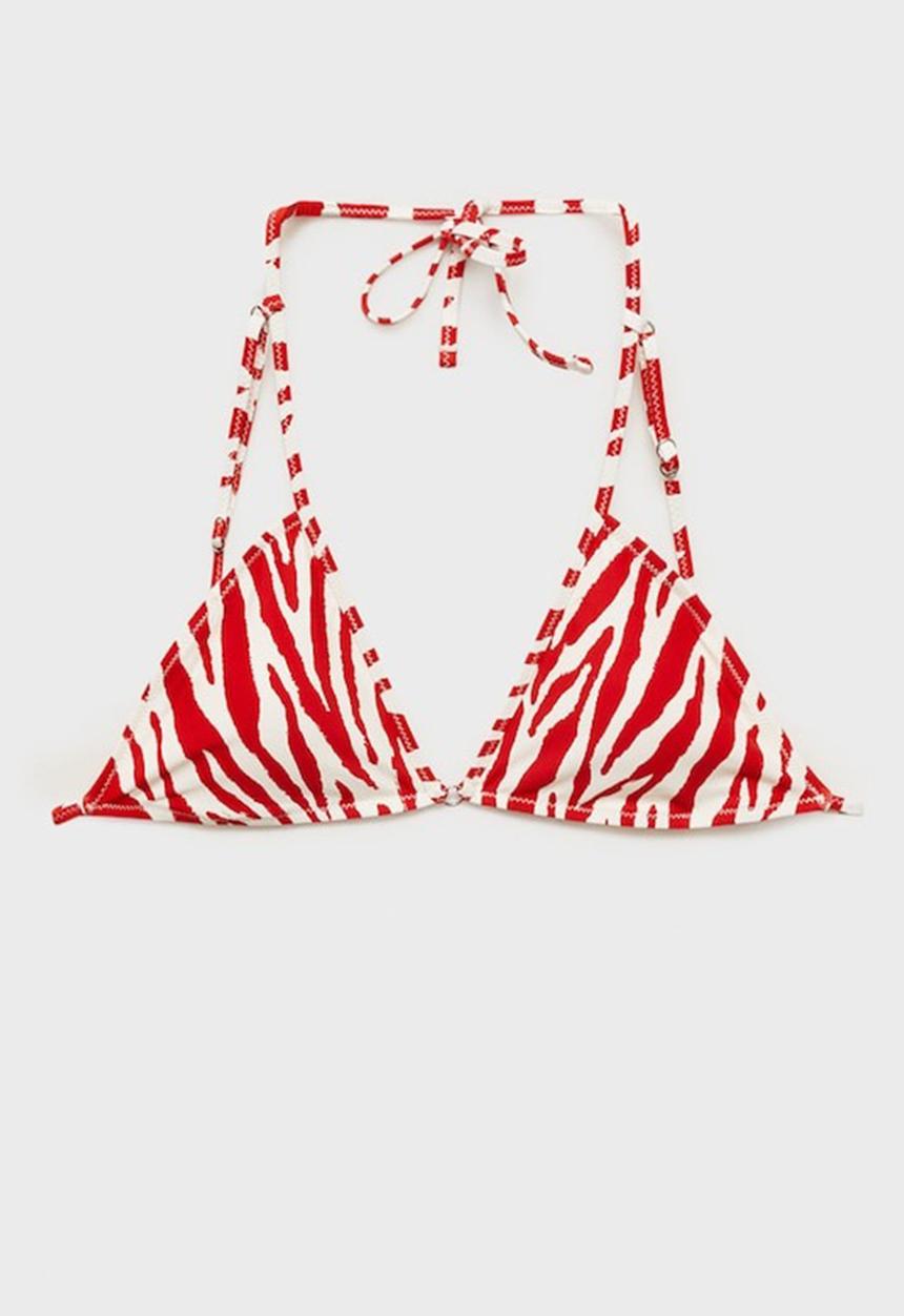 MANGO - Bikini Top Saida - Red
