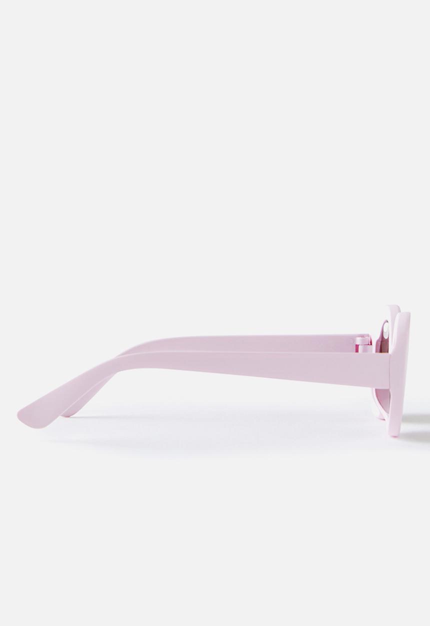 Cotton On - Kids olive oval sunglasses - fairy pink