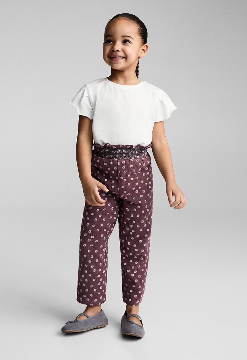 MANGO - T-shirt softb - natural