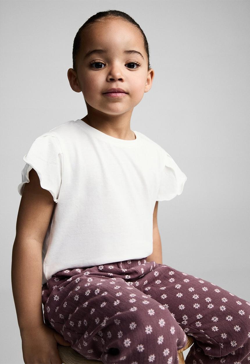 MANGO - T-shirt softb - natural