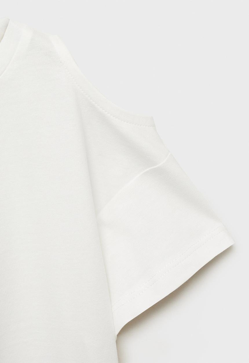 MANGO - T-shirt cutoutl - natural