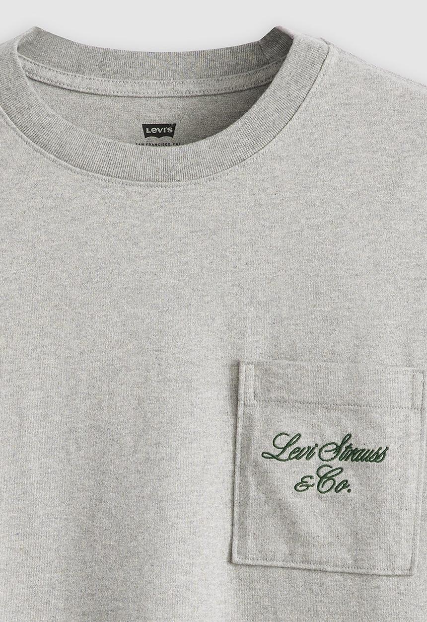 Levi’s® - Half sleeve gr pckt t levis script midto - grey