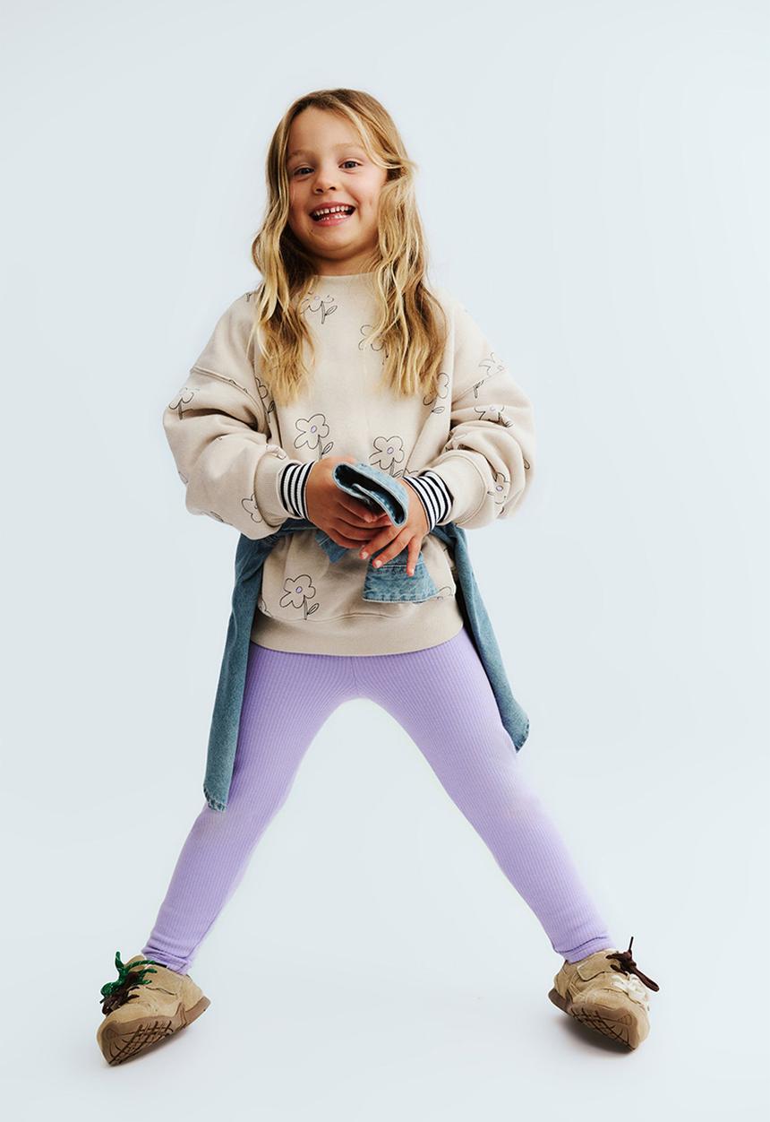 Cotton On - Fleece legging - lilac mood