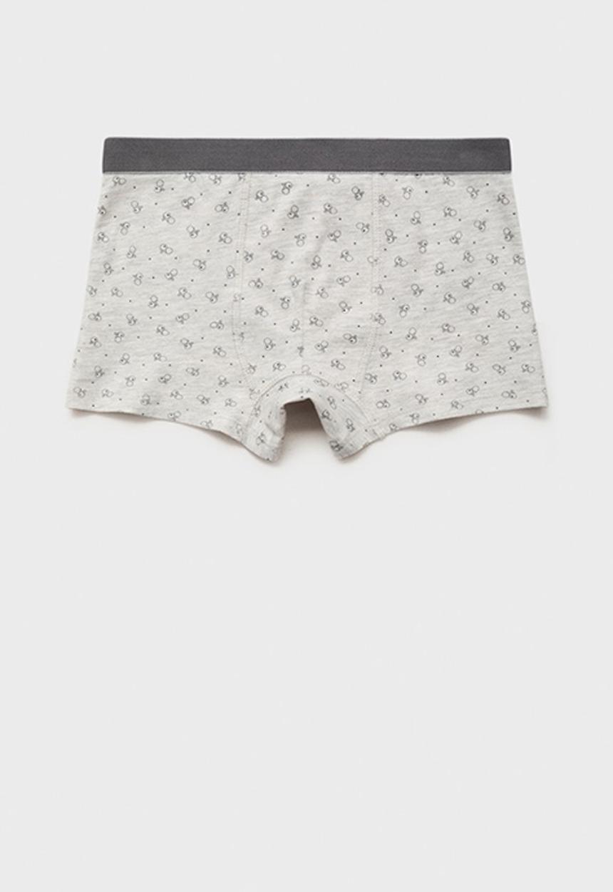 MANGO - Briefs weekend - grey & white 