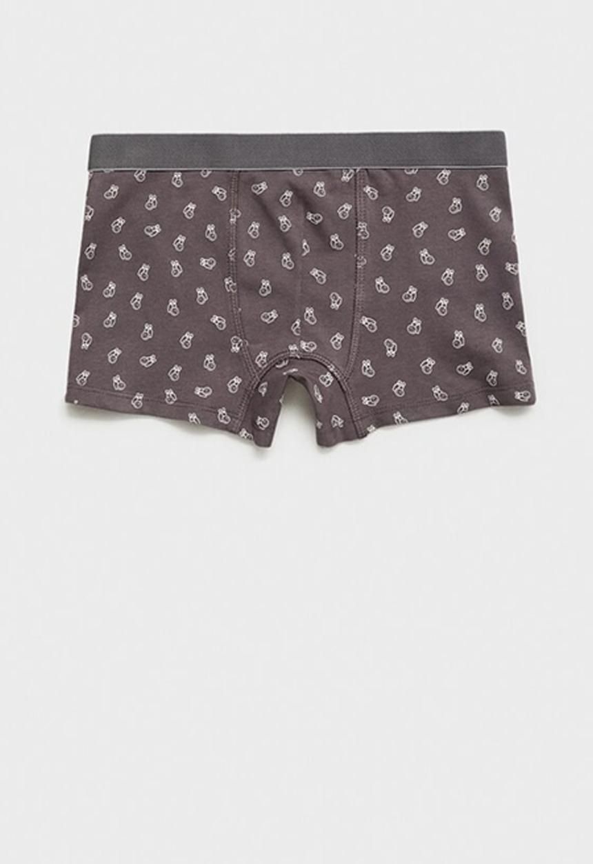 MANGO - Briefs weekend - grey & white 