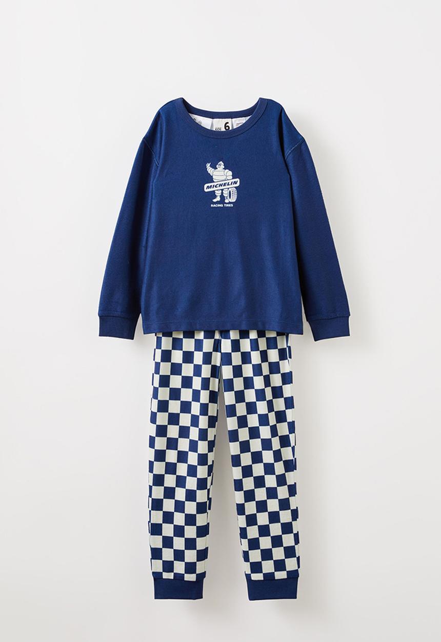 Cotton On - Chuck long sleeve pyjama set licensed - lcn mic in the navy/michelin