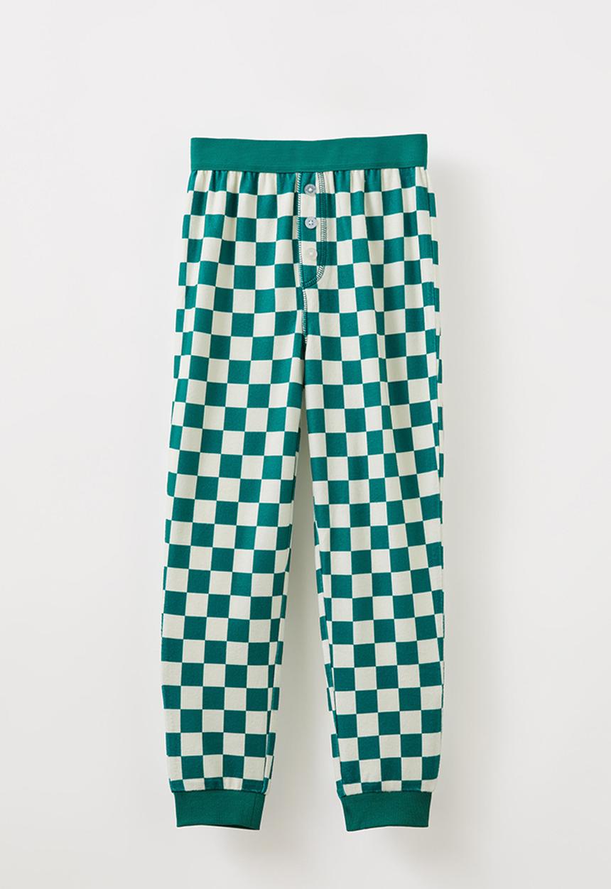 Cotton On - Chuck long sleeve pyjama set licensed - lcn mic varsity green/michelin