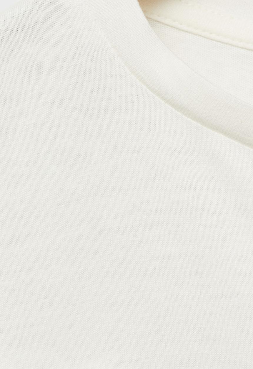 MANGO - T-shirt mari - natural