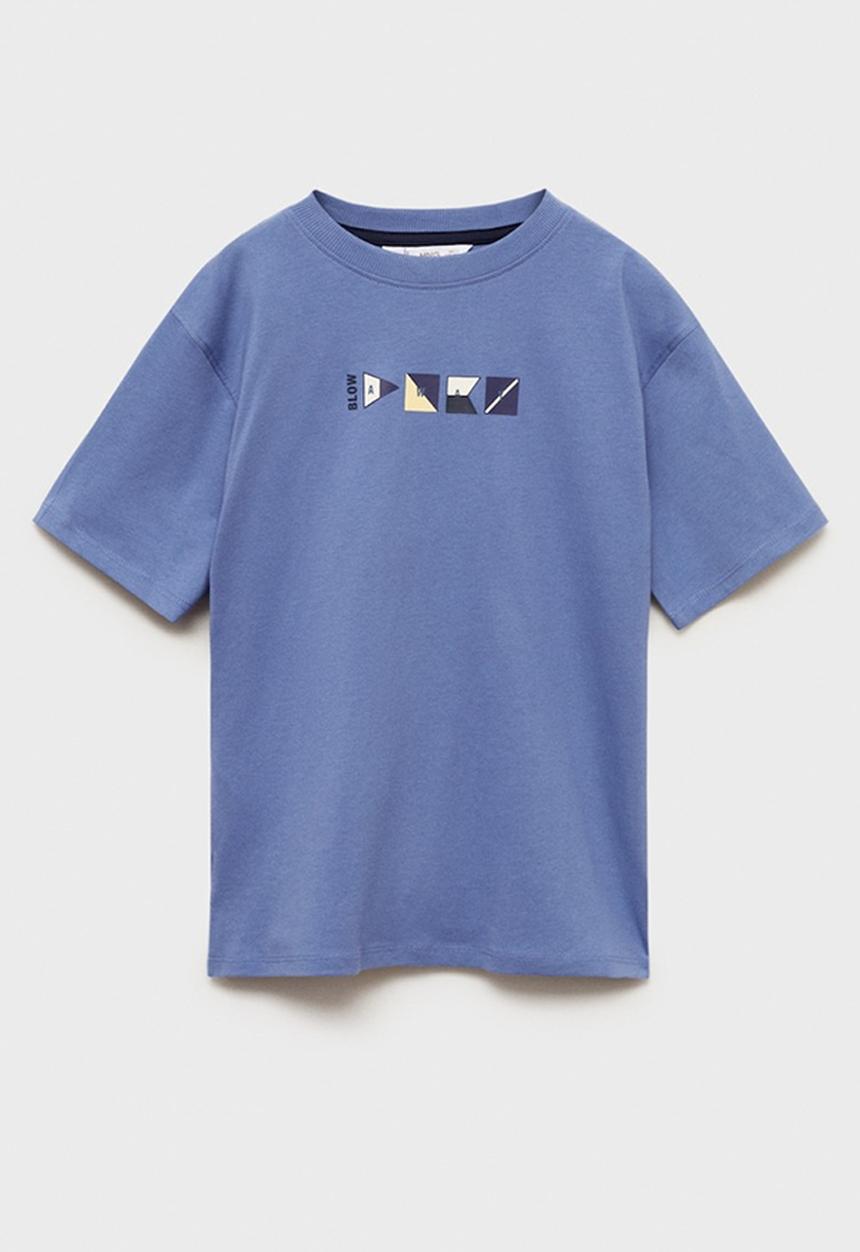 MANGO - T-shirt palermo - medium blue
