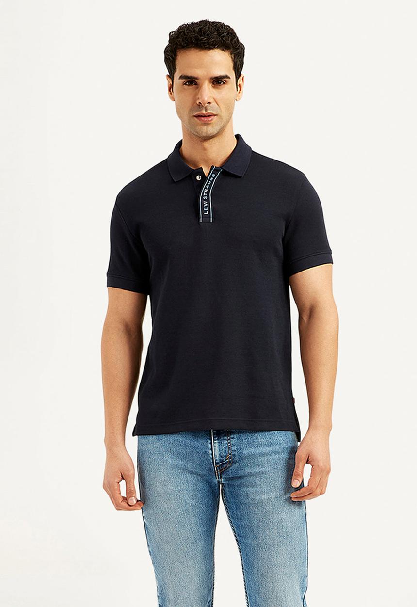 Levi’s® - Rib polo jacquard po - black