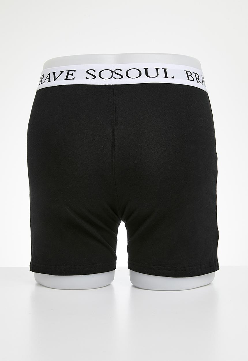 Brave Soul - Underwear - Black 5-Pack