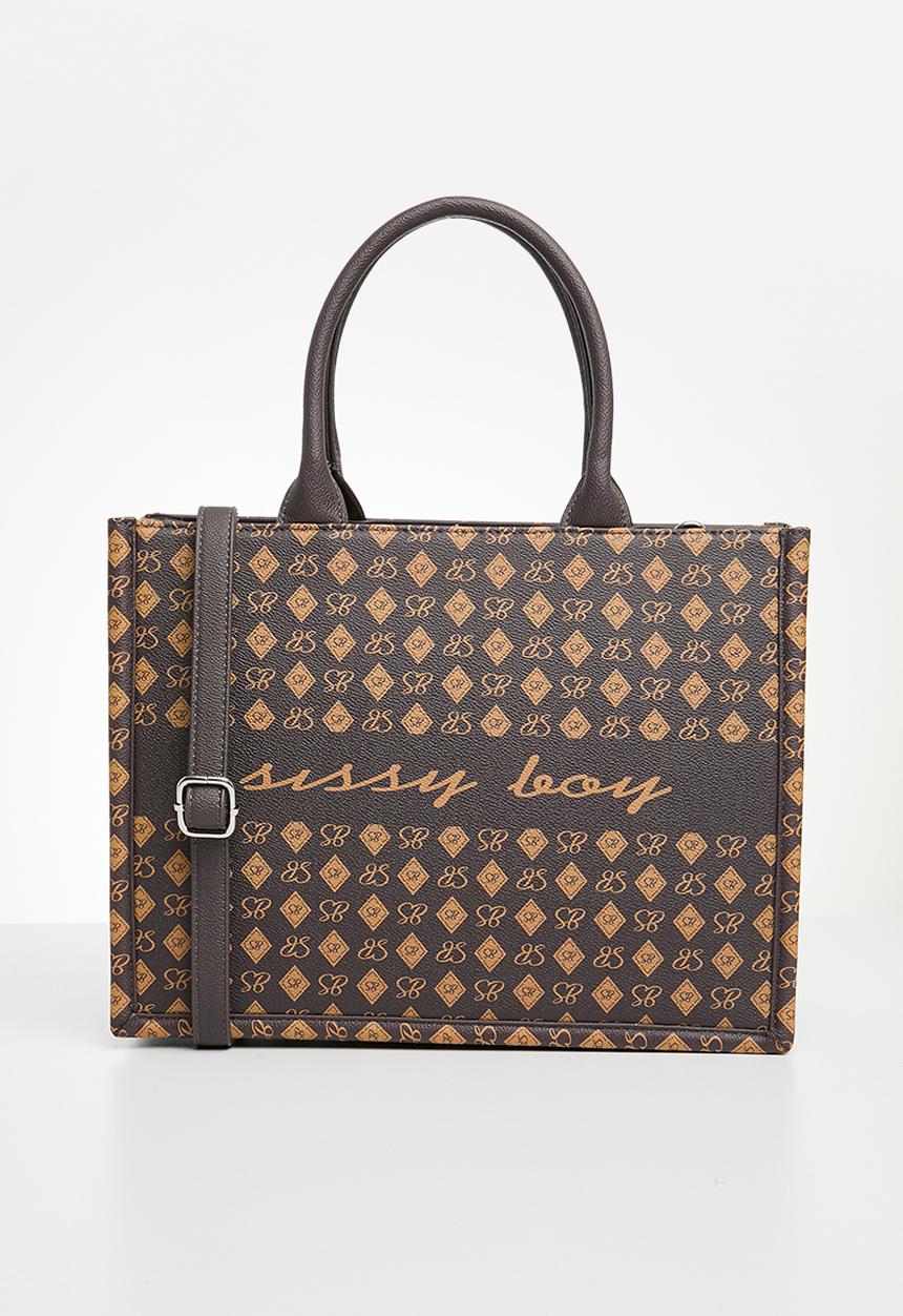 SISSY BOY - All over print 1 tote bag - brown base