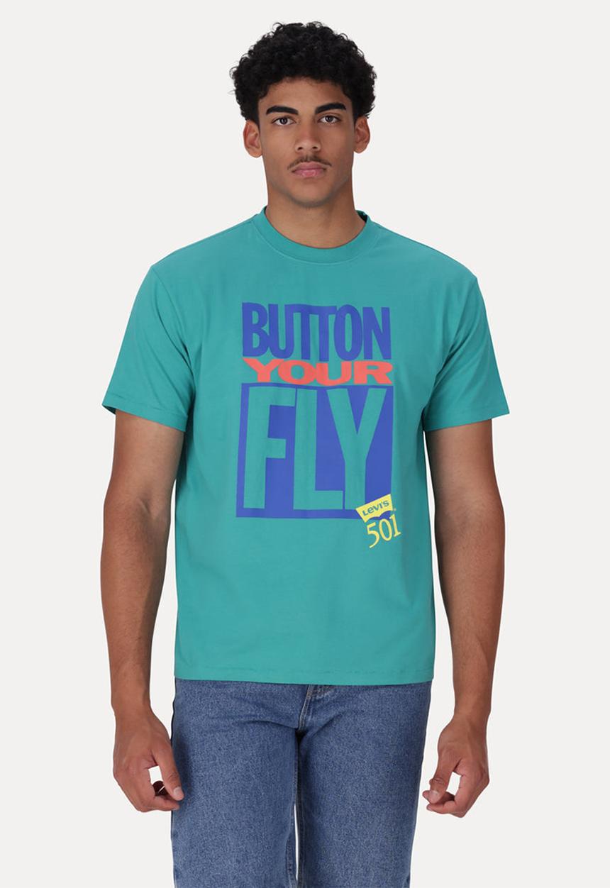 Levi’s® - VTG FIT GRAPHIC TEE ZA BUTTON YOUR FLY 5