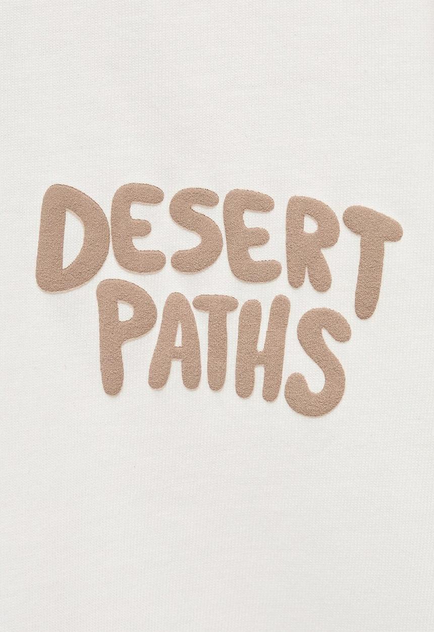 MANGO - T-shirt paths - natural