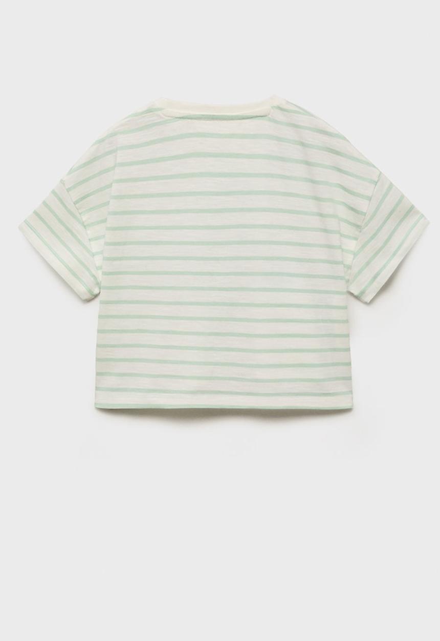 MANGO - T-shirt tres - natural