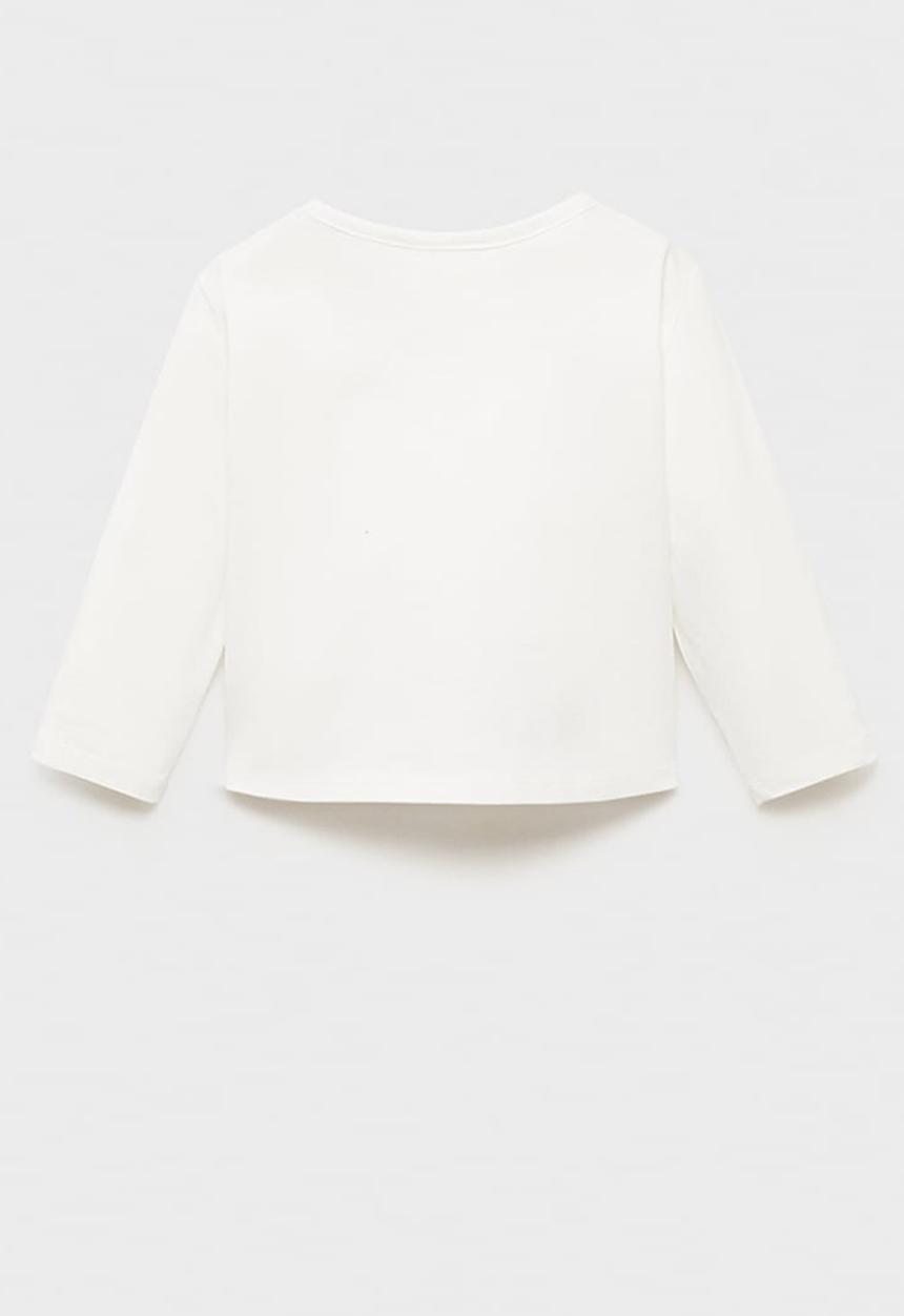 MANGO - T-shirt car - natural